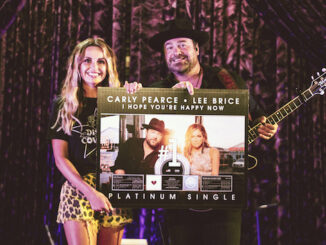 Carly Pearce and Lee Brice are even more “Happy Now” that their single has been certified platinum