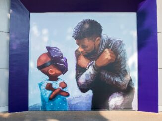 Chadwick Boseman mural unveiled at Downtown Disney