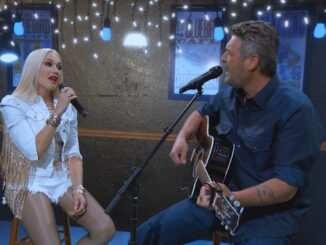 Gwen Stefani revamps throwback pic, photoshopping Blake Shelton over ex-husband Gavin Rossdale